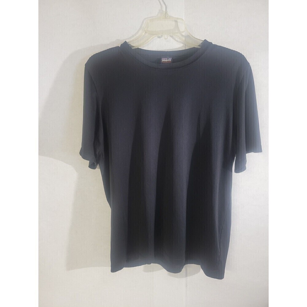 Patagonia Capaline Shirt Mens Medium Black Lightweight‎ Hiking Base Layer